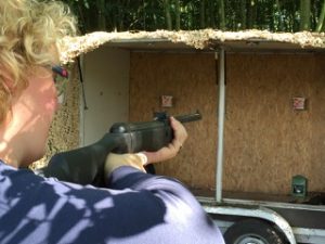 Steile wandklimmen en shooting games